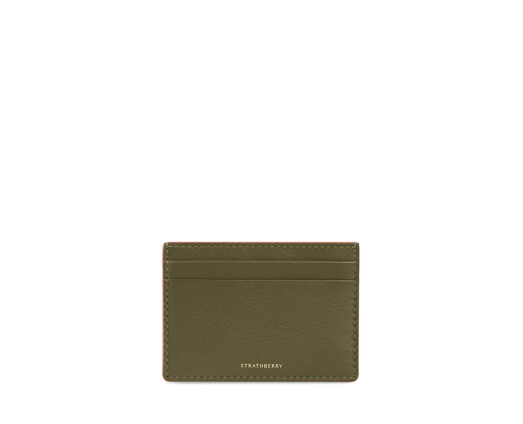 Cardholder - Bamboo with Fire Edge