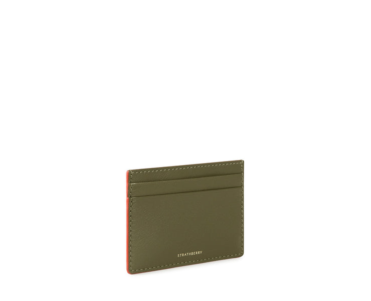 Cardholder - Bamboo with Fire Edge