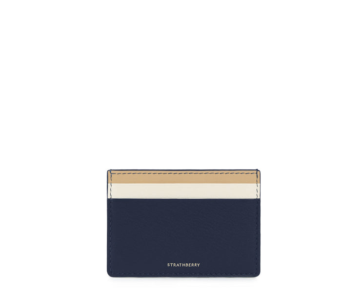 Cardholder - Navy/Vanilla/Latte