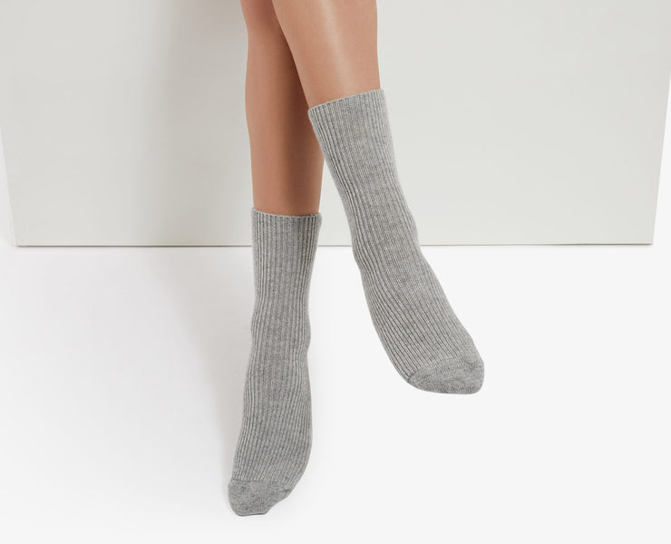 Cashmere Socks - Grey