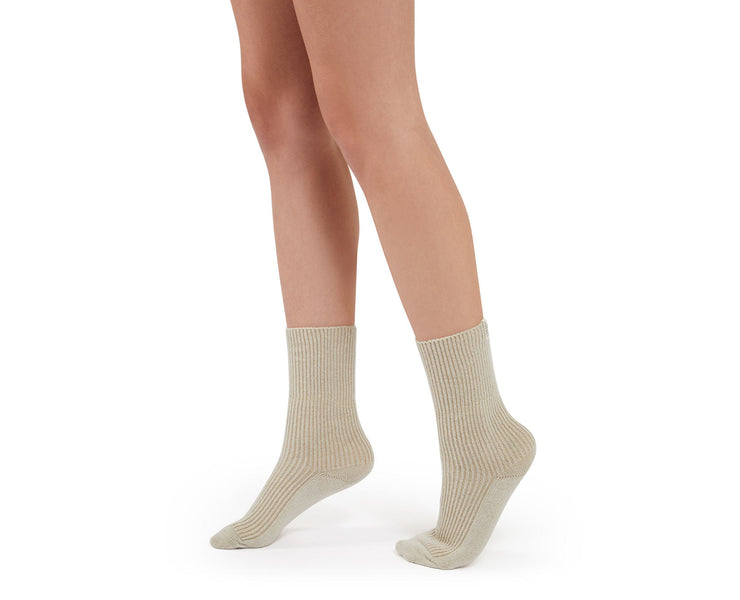 Cashmere Socks - Latte