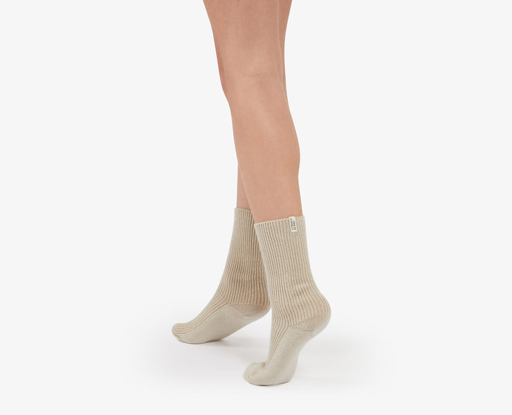 Cashmere Socks - Latte