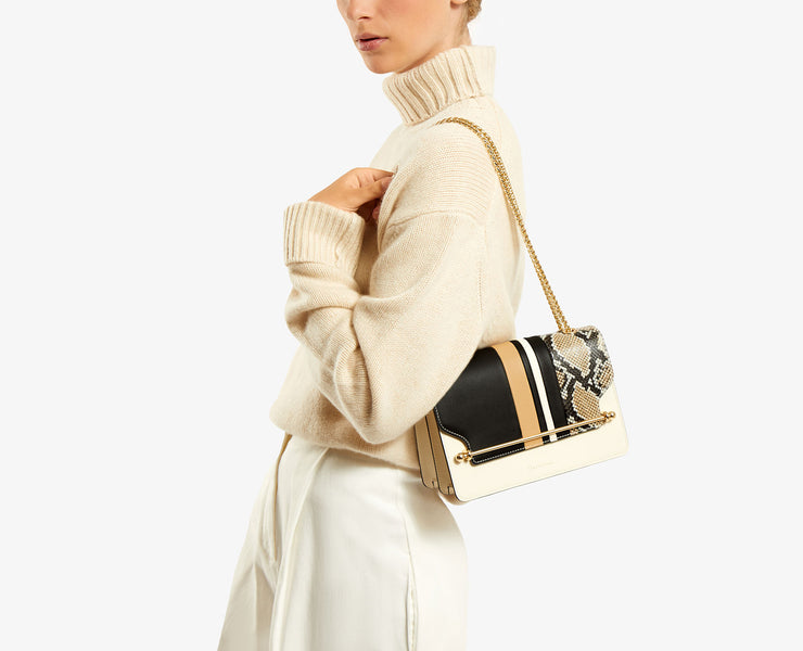 East/West - Vanilla/Black Striped