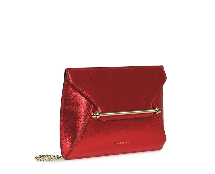 Envelope Pouch - Metallic Red