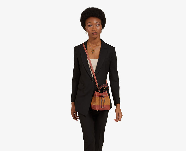 Lana Osette - Suede Burnt Sienna/Caramel/Burgundy