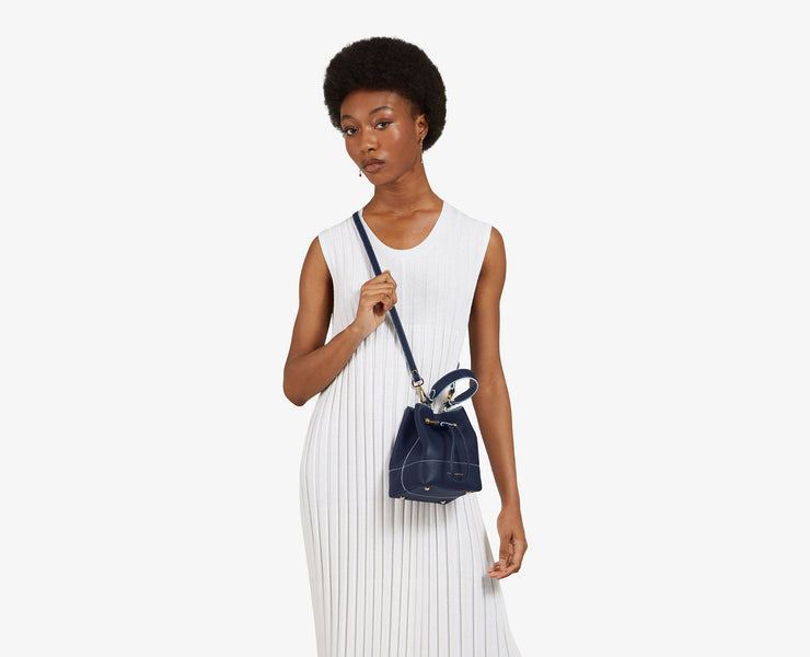 Lana Osette - Navy with Sky Blue Edge
