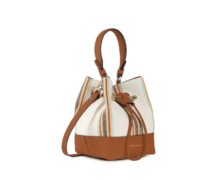 Lana Osette - Tan/Canvas Stripe