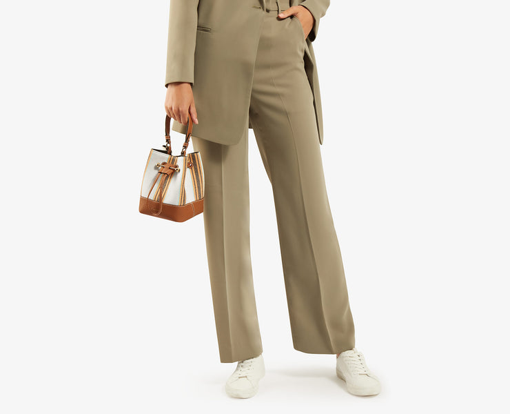 Lana Osette - Tan/Canvas Stripe