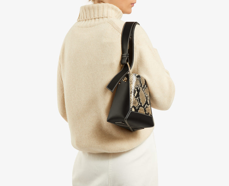 Lana Nano Bucket Bag - Black/Desert