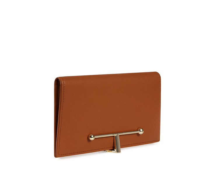 Large Melville Street Wallet - Chestnut/Bamboo/Vanilla