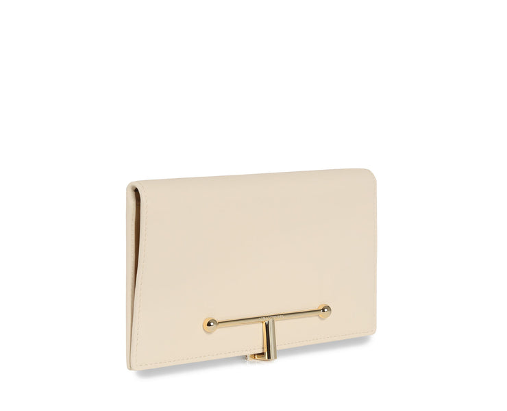 Large Melville Street Wallet - Latte/Sand