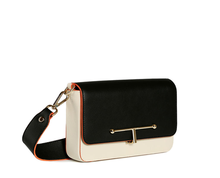 Melville Baguette - Black/Diamond with Fire Edge