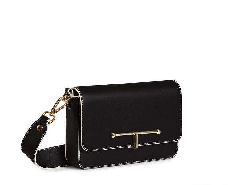 Melville Baguette - Black with Vanilla Edge