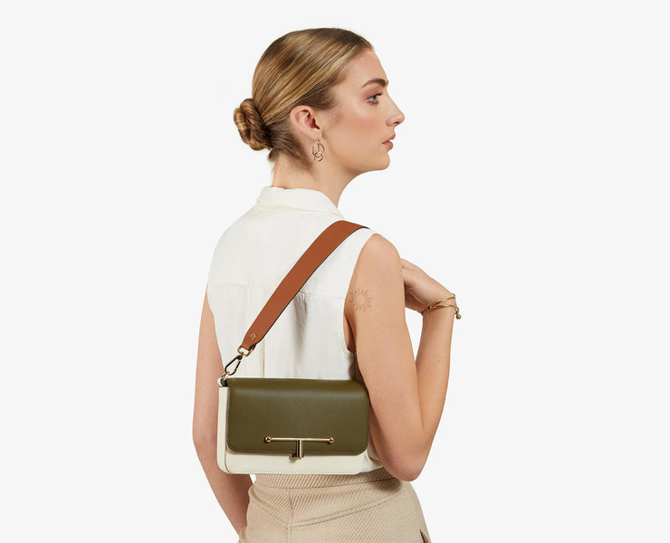 Melville Baguette - Vanilla/Bamboo/Chestnut