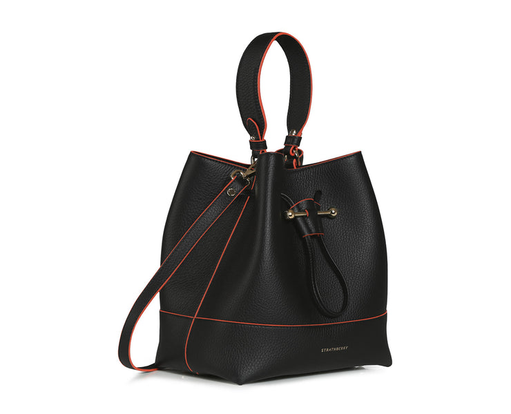 Lana Osette Midi - Black with Fire Edge