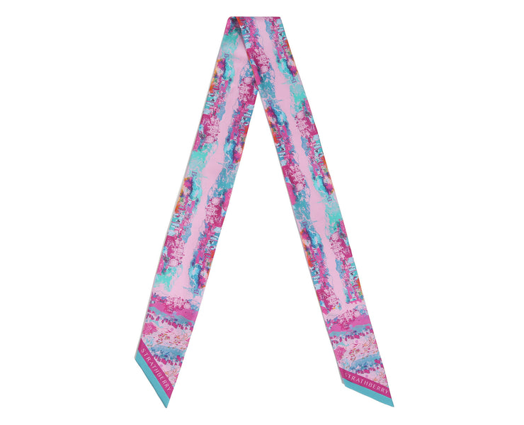 Silk Neck Scarf - Edinburgh Edition Lilac