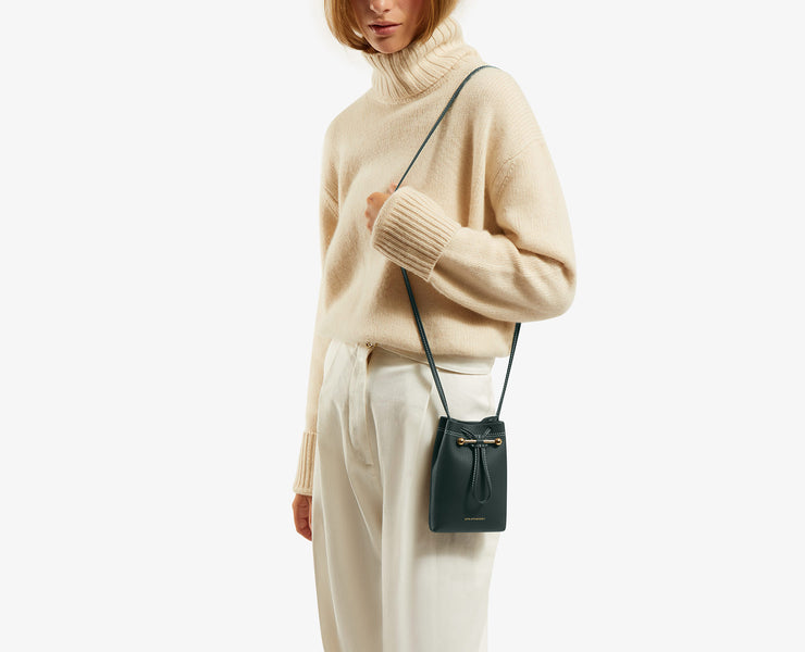 Lana Osette Pouch - Bottle Green
