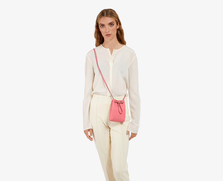 Lana Osette Pouch - Lollipop with Burgundy Edge