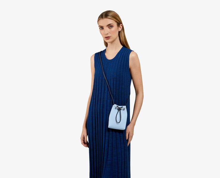 Lana Osette Pouch - Sky Blue/Navy