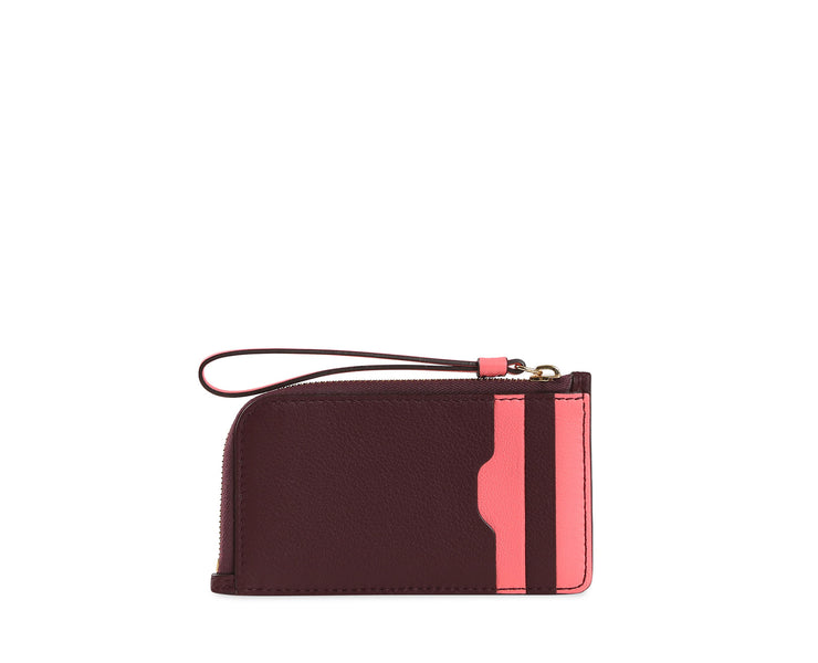 Princes Street Purse - Burgundy/Lollipop