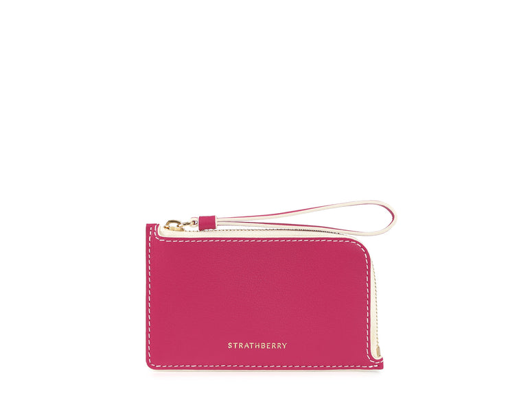 Princes Street Purse - Raspberry/Vanilla