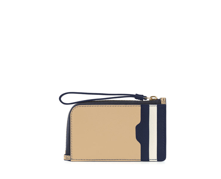 Princes Street Purse - Latte/Navy/Vanilla