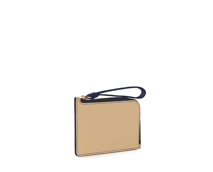 Princes Street Purse - Latte/Navy/Vanilla