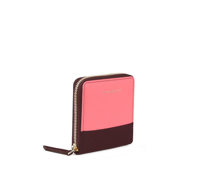 Rose Street Wallet - Burgundy/Lollipop