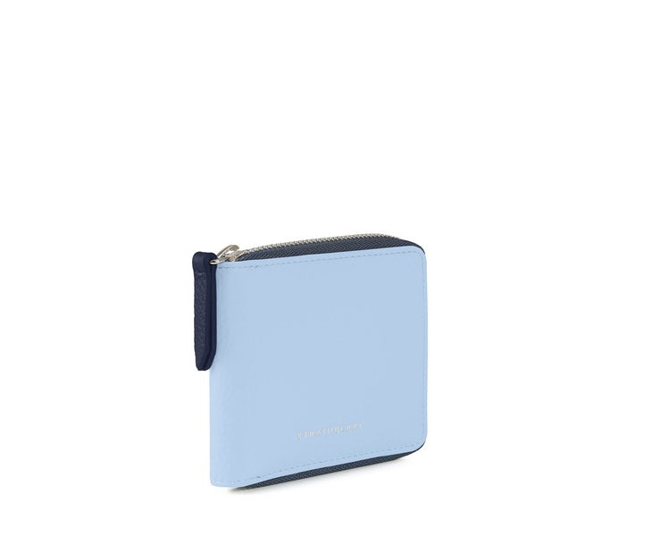 Rose Street Wallet - Sky Blue/Navy