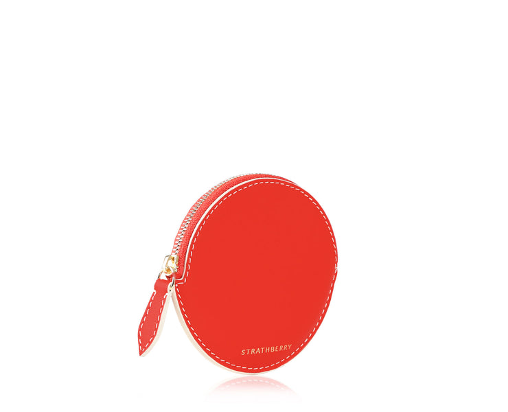 Round Coin Purse - Kiss with Vanilla Edge