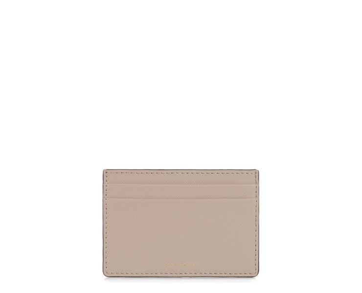 Cardholder - Crosshatch Leather Cappuccino