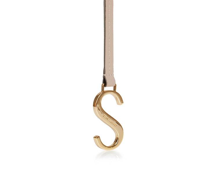 S Charm - Cappuccino with Marron Edge