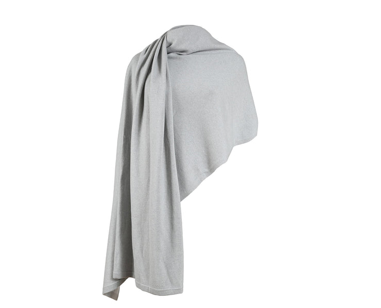 Cashmere Travel Wrap Set - Light Grey