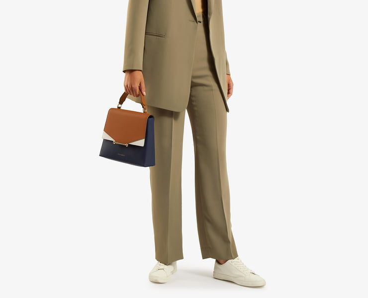 Trinity - Navy/Tan/Vanilla