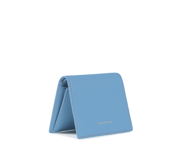 Walker Street Wallet - Alice Blue with Maple Stitch