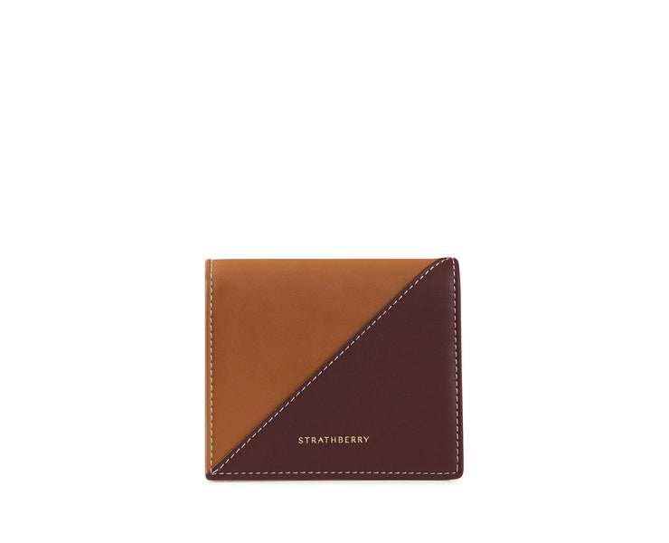 Walker Street Wallet - Tan/Burgundy/Forest