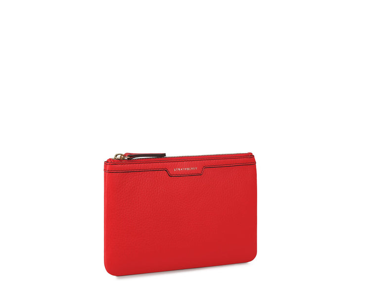 Zipped Pouch - Ruby