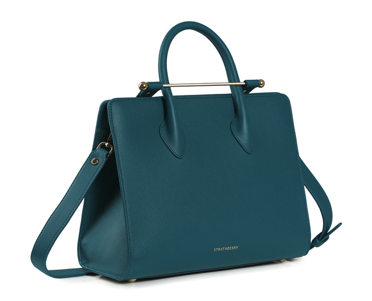The Strathberry Midi Tote - Petrol