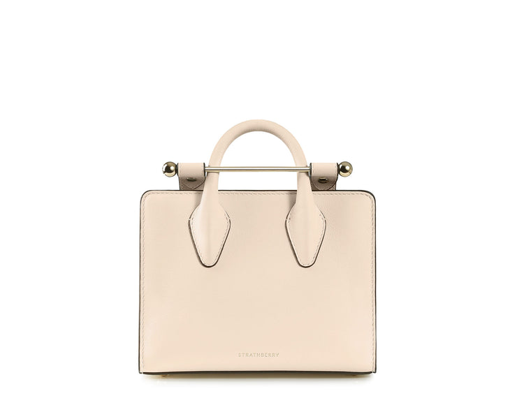 The Strathberry Nano Tote - Nude
