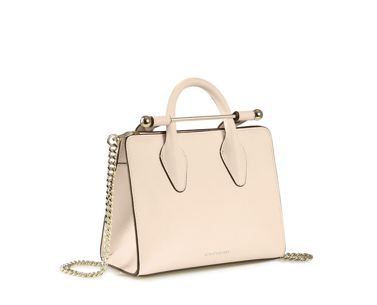 The Strathberry Nano Tote - Nude