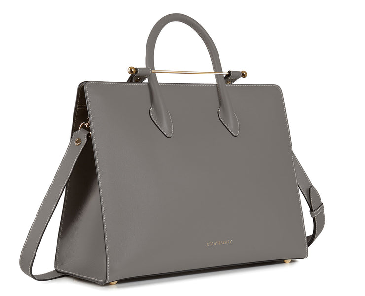 Strathberry Tote - Slate with Vanilla Charm